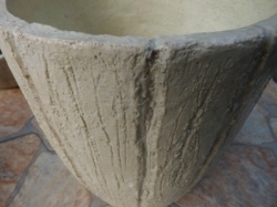 Keramické vědro detail struktury 