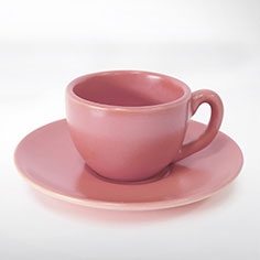 Prášková glazura starorůžová matná 